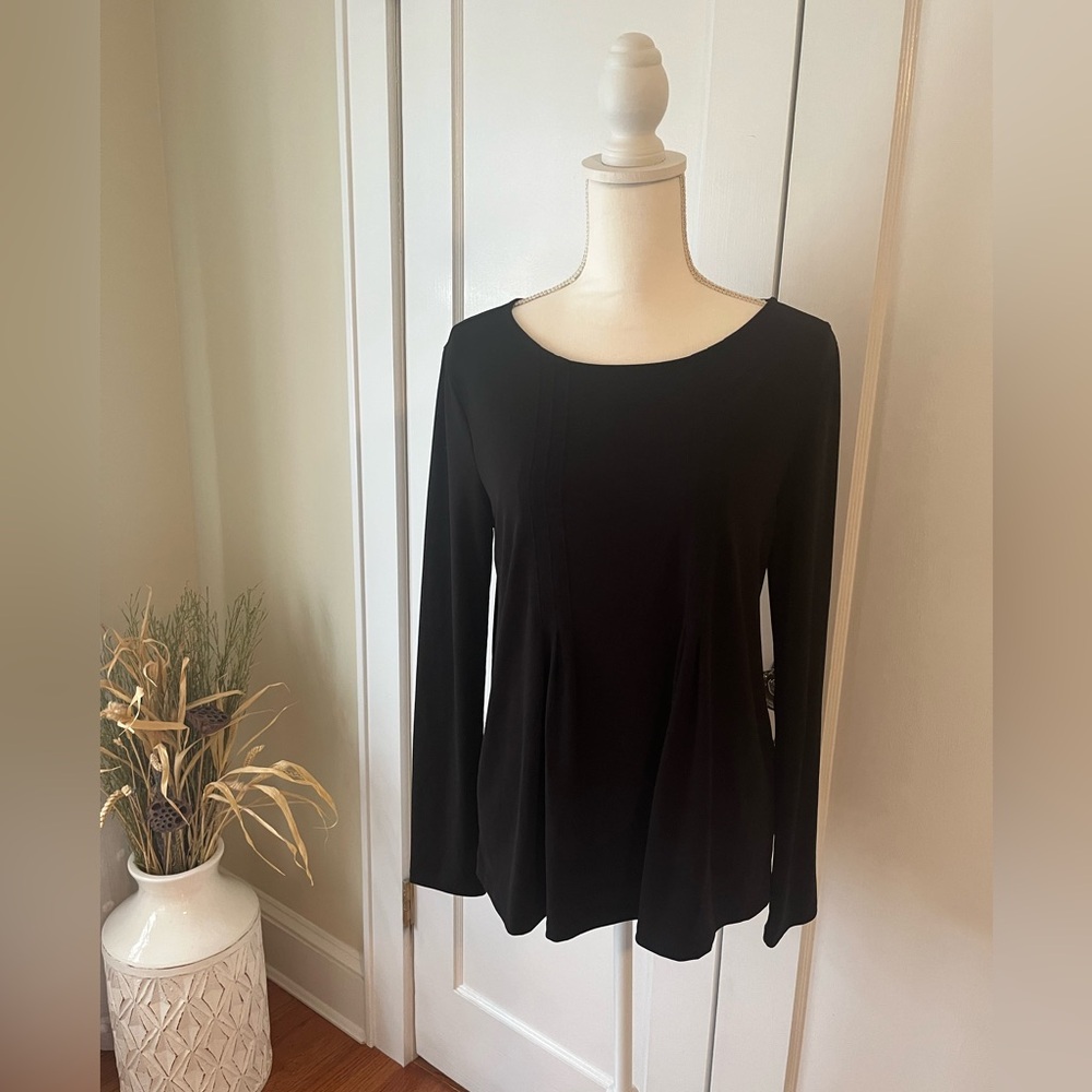 Banana Republic Classic Black Long Sleeve Top
